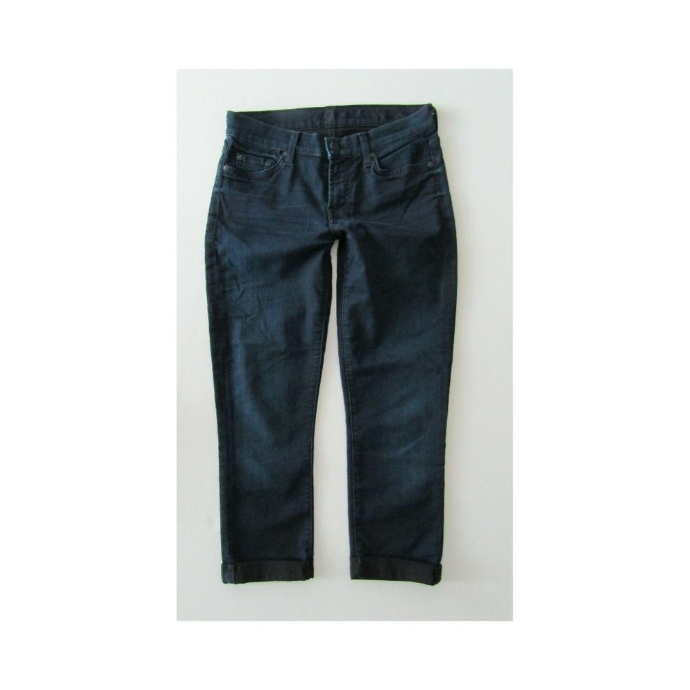 7 For All Mankind Skinny Lightweight Crop Roll, 27